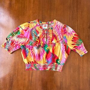 Farm Rio Macaw Blouse